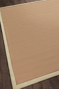 Chandra Bay baygre Tan & Ivory Bordered Area Rug