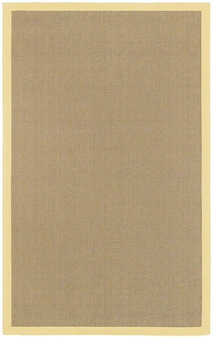 Chandra Bay bayyel Tan & Ivory Bordered Area Rug