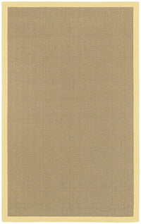 Chandra Bay bayyel Tan & Ivory Bordered Area Rug