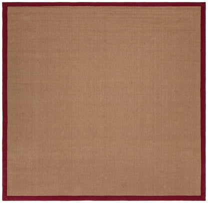 Chandra Bay bay-red Tan & Ivory Bordered Area Rug