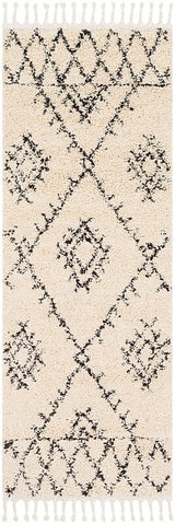 Surya Berber Shag Bbe-2305 Charcoal, Beige Rugs.