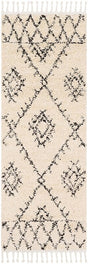 Surya Berber Shag Bbe-2305 Charcoal, Beige Rugs.
