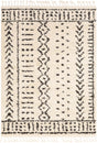 Surya Berber Shag Bbe-2311 Charcoal, Beige Rugs.