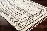 Surya Berber Shag Bbe-2311 Charcoal, Beige Rugs.