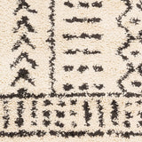 Surya Berber Shag Bbe-2311 Charcoal, Beige Rugs.