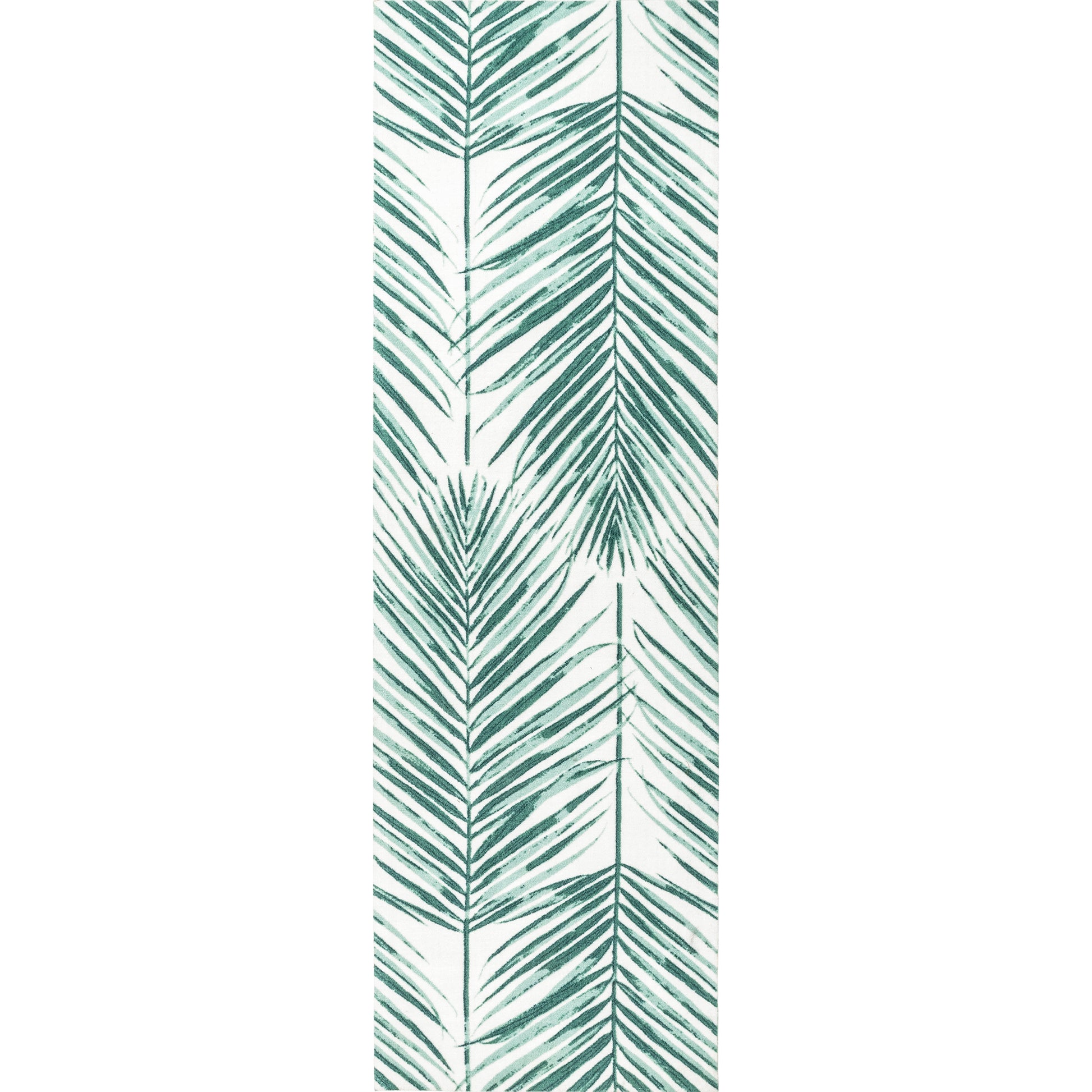 Nuloom Tropical Palm Ntr2024A Green Area Rug