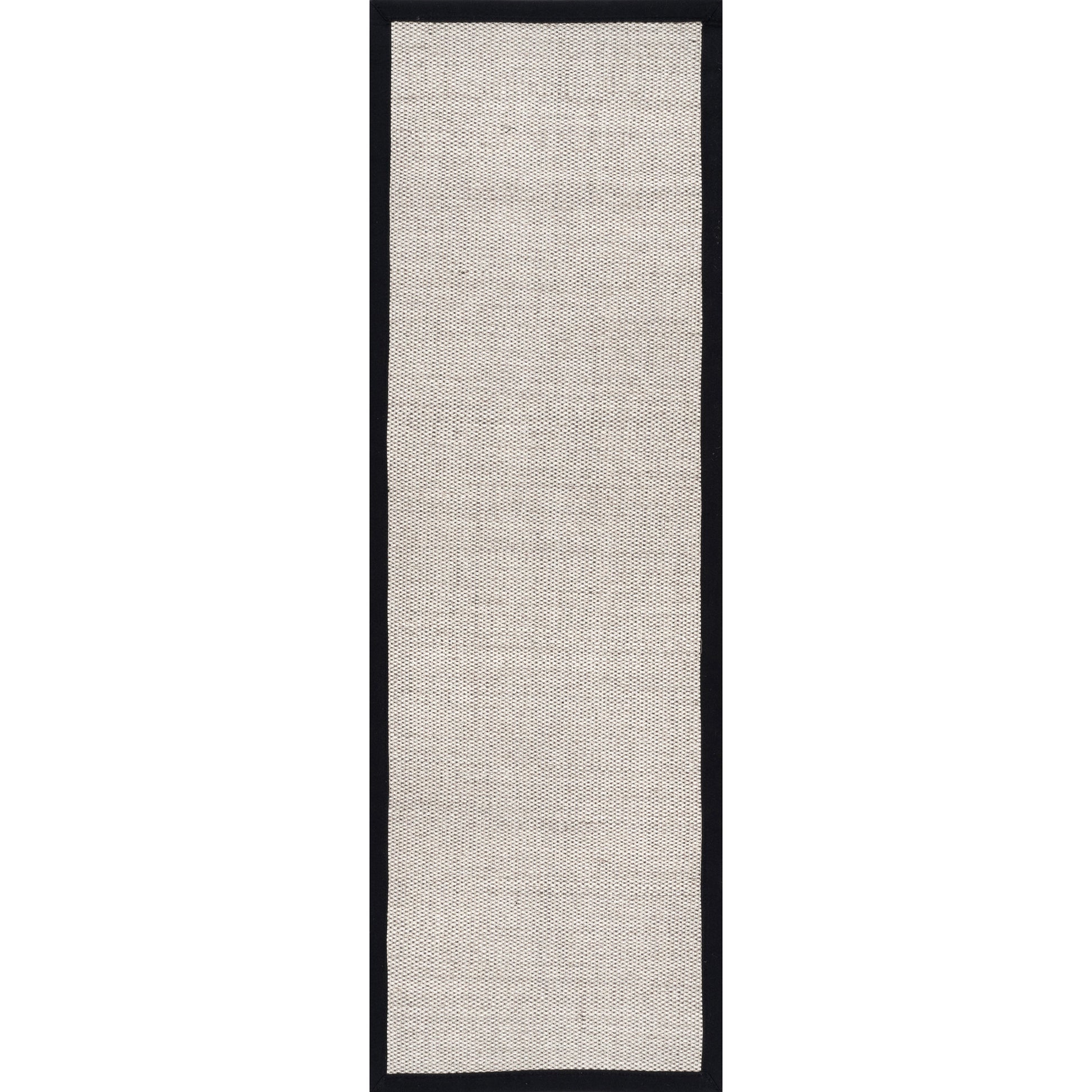 Nuloom Bordered Chloe Sisal Nbo3632A Black Area Rug