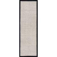 Nuloom Bordered Chloe Sisal Nbo3632A Black Area Rug