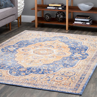 Nuloom Vintage Oriental Orion Nvi3089A Orange Area Rug