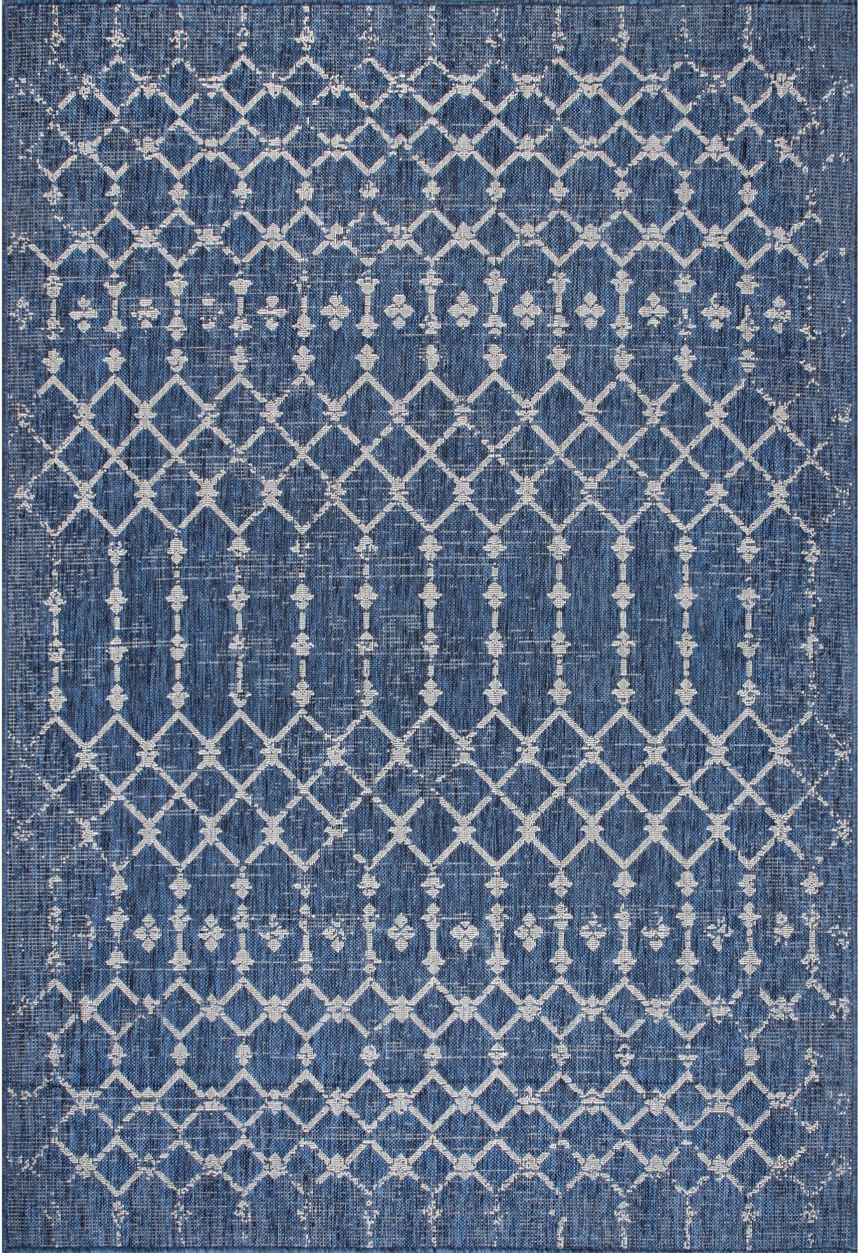 Nuloom Grayson Moroccan Trellis Ngr1793B Blue Area Rug