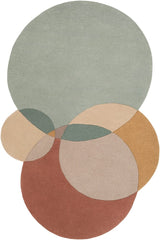 Surya Beck Bck-1006 Sage, Khaki, Tan, Taupe, Dark Brown Rugs.
