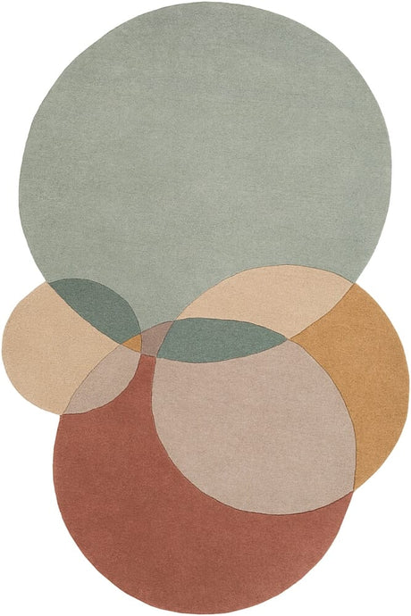 Surya Beck Bck-1006 Sage, Khaki, Tan, Taupe, Dark Brown Rugs.