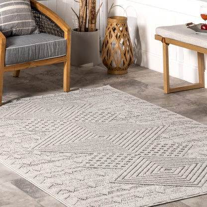 Nuloom Mindi Bold Nmi1658A Gray Area Rug