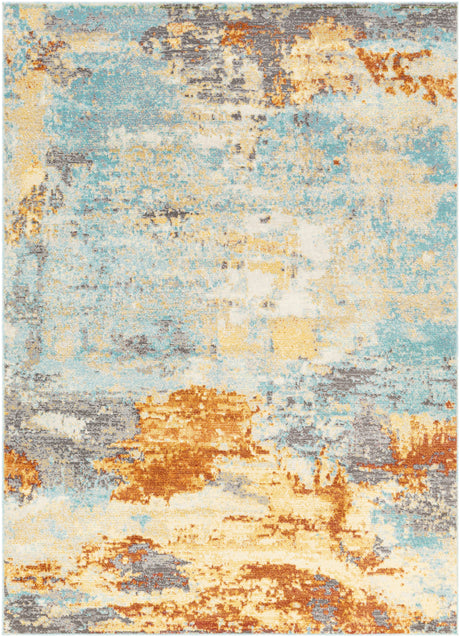 Surya Bodrum Bdm-2301 Ivory, Burnt Orange, Saffron, Silver Gray Rugs.