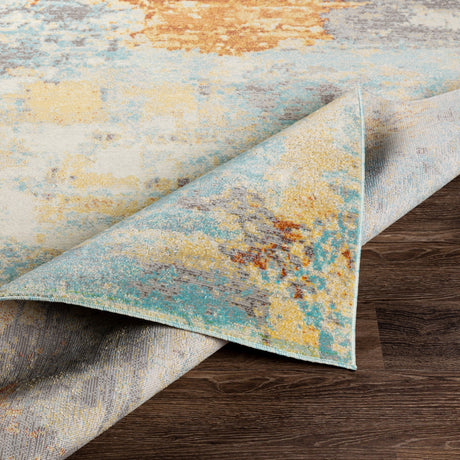 Surya Bodrum Bdm-2301 Ivory, Burnt Orange, Saffron, Silver Gray Rugs.