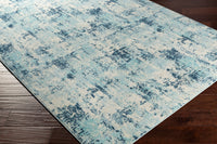 Surya Bodrum Bdm-2302 Ivory, Silver Gray, Navy, Aqua Area Rug