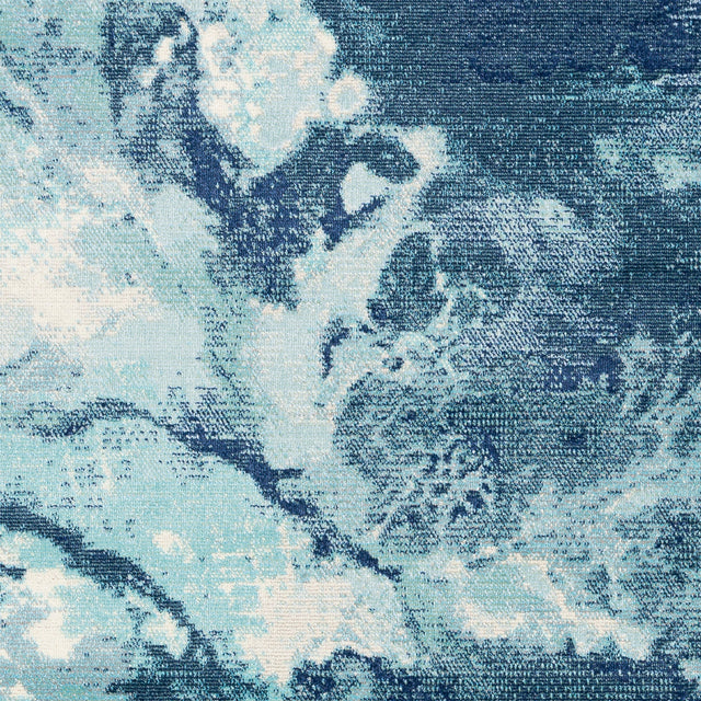 Surya Bodrum Bdm-2306 Ivory, Silver Gray, Navy, Aqua Rugs.