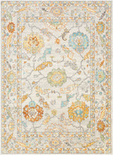Surya Bodrum Bdm-2311 Ivory, Saffron, Silver Gray, Medium Gray Rugs.
