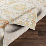 Surya Bodrum Bdm-2311 Ivory, Saffron, Silver Gray, Medium Gray Rugs.