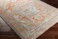 Surya Bodrum Bdm-2312 Ivory, Burnt Orange, Saffron, Silver Gray Area Rug