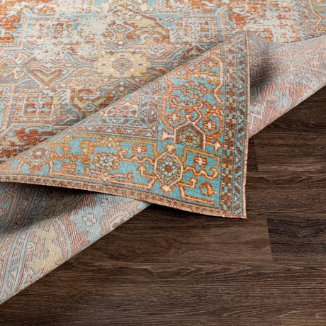 Surya Bodrum Bdm-2312 Ivory, Burnt Orange, Saffron, Silver Gray Rugs.