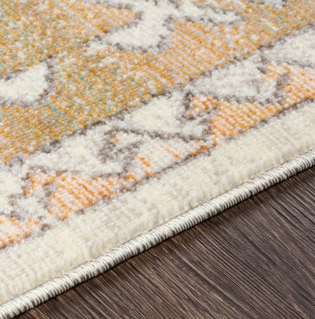 Surya Bodrum Bdm-2313 Ivory, Saffron, Silver Gray, Medium Gray Rugs.