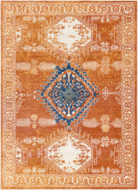 Surya Bodrum Bdm-2318 Ivory, Burnt Orange, Saffron, Silver Gray Area Rug
