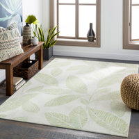 Surya Bodrum Bdm-2320 Aqua, Grass Green, Taupe, Beige Area Rug