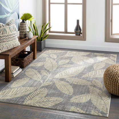 Surya Bodrum Bdm-2322 Light Gray, Medium Gray, Bright Yellow, Beige Area Rug