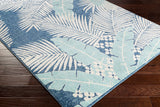 Surya Bodrum Bdm-2324 Dark Blue, Aqua, Taupe, Beige Rugs.