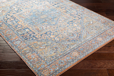 Surya Bodrum Bdm-2325 Ivory, Burnt Orange, Saffron, Silver Gray Rugs.