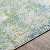 Surya Bodrum Bdm-2328 Dark Green, Wheat, Navy, Sky Blue Rugs.