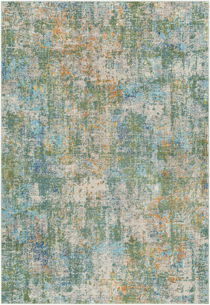 Surya Bodrum Bdm-2329 Dark Green, Wheat, Navy, Burnt Orange Area Rug