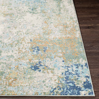 Surya Bodrum Bdm-2332 Dark Green, Navy, Sky Blue, Burnt Orange Area Rug