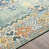 Surya Bodrum Bdm-2333 Navy, Sky Blue, Burnt Orange, Wheat Area Rug