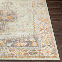 Surya Bodrum Bdm-2334 Burnt Orange, Wheat, Medium Gray, Dark Green Area Rug