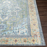 Surya Bodrum Bdm-2335 Dark Green, Wheat, Sky Blue, Navy Rugs.