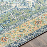 Surya Bodrum Bdm-2335 Dark Green, Wheat, Sky Blue, Navy Rugs.