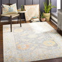 Surya Bodrum Bdm-2340 Butter, Burnt Orange, Sky Blue, Sage Area Rug