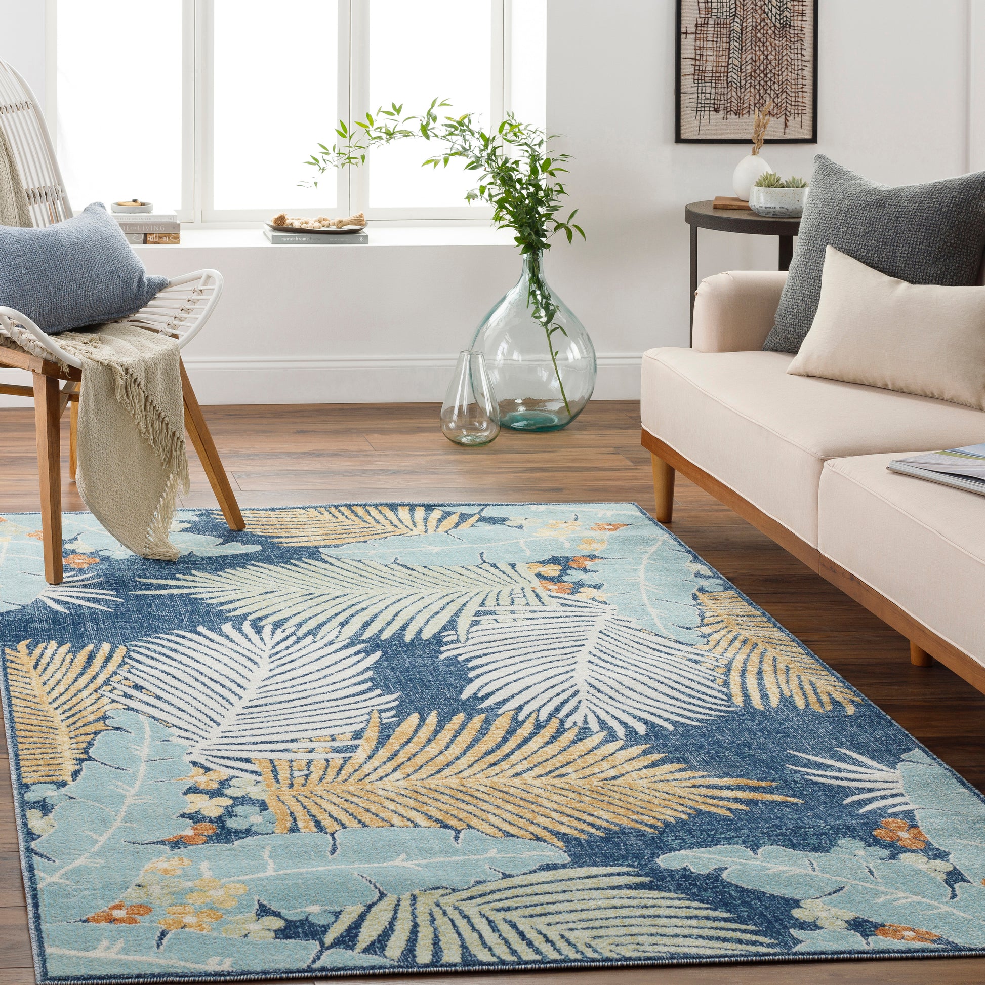 Surya Bodrum Bdm-2346 Blue Area Rug