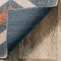 AreaRugs.com Wavaj Nwa1298A Blue Area Rug