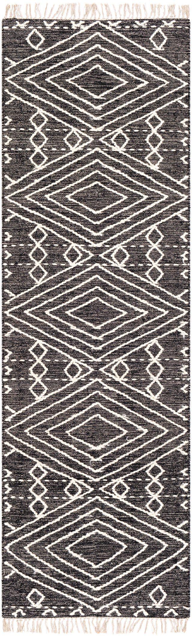 Surya Bedouin Bdo-2300 Black, Cream Rug.