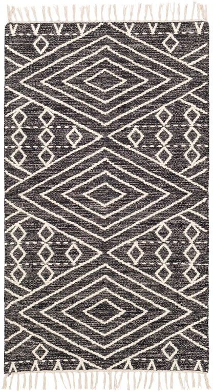 Surya Bedouin Bdo-2300 Black, Cream Area Rug