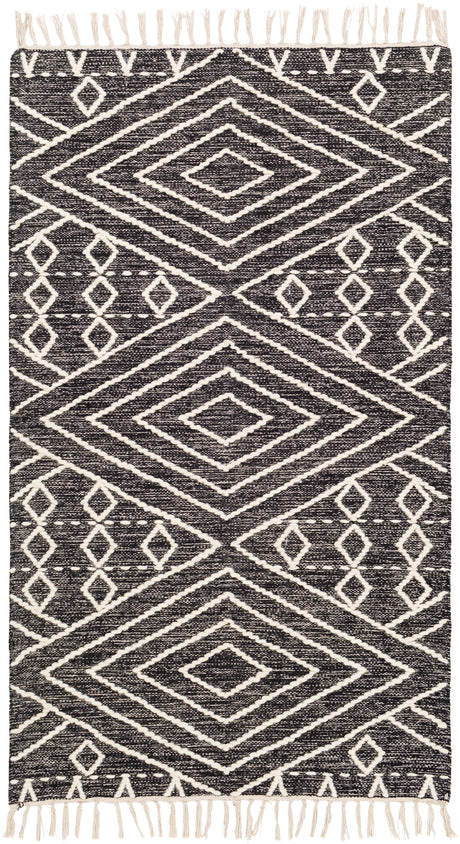 Surya Bedouin Bdo-2300 Black, Cream Rug.