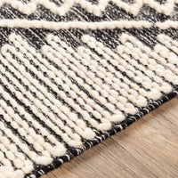 Surya Bedouin Bdo-2302 Black, Cream Area Rug