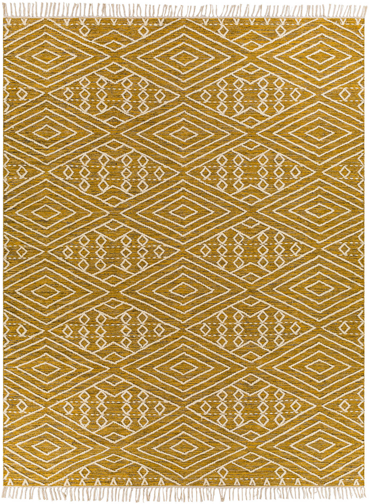 Surya Bedouin Bdo-2307 Mustard, Black, Cream Area Rug