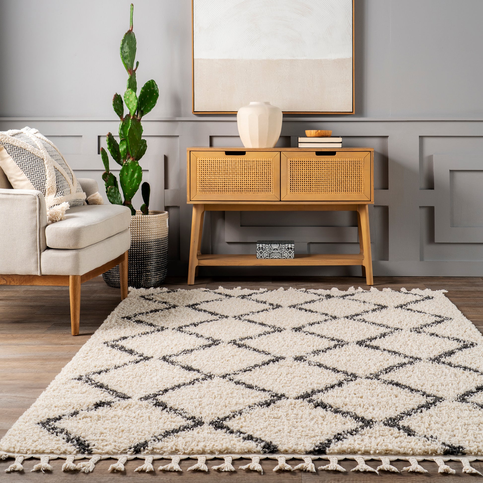 Nuloom Michelle Trellis Nmi1846A Off White Area Rug