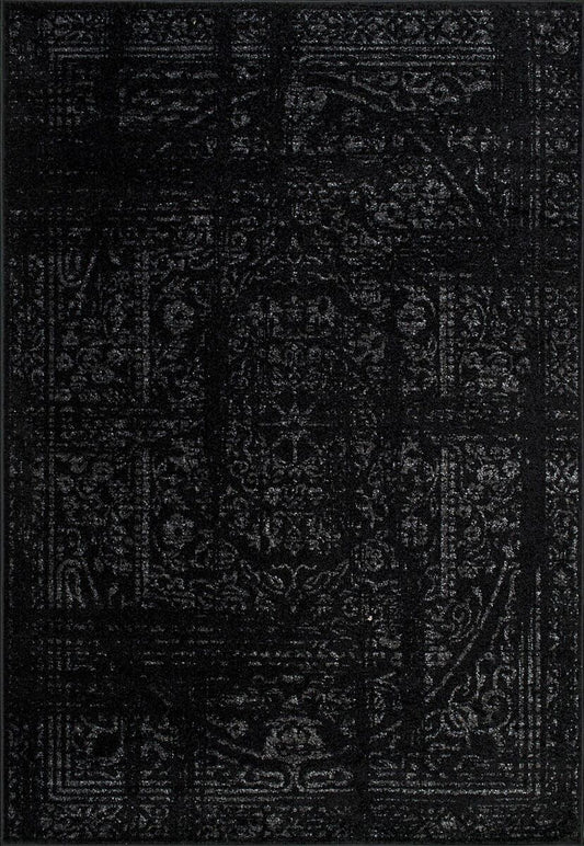 AreaRugs.com Nakra Thjx24T Black Area Rug