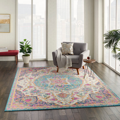 Nourison Passion Psn22 Ivory/Multi Area Rug