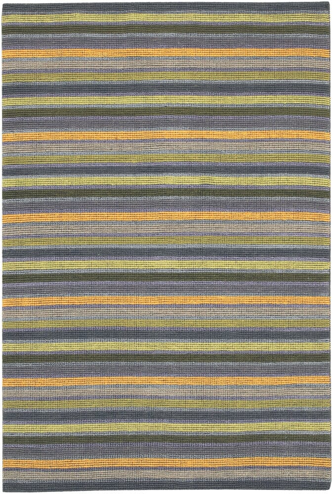 Chandra Beacon Bea1206 Green / Grey / Lavendra / Deep Blue / Orange Natural Fiber Area Rug